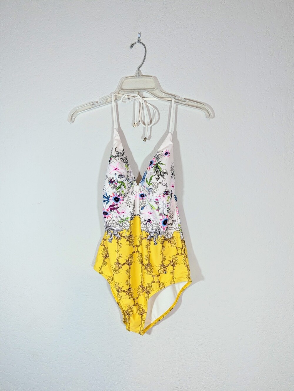 Ted Baker One Piece Bird Print Swimsuit / XS